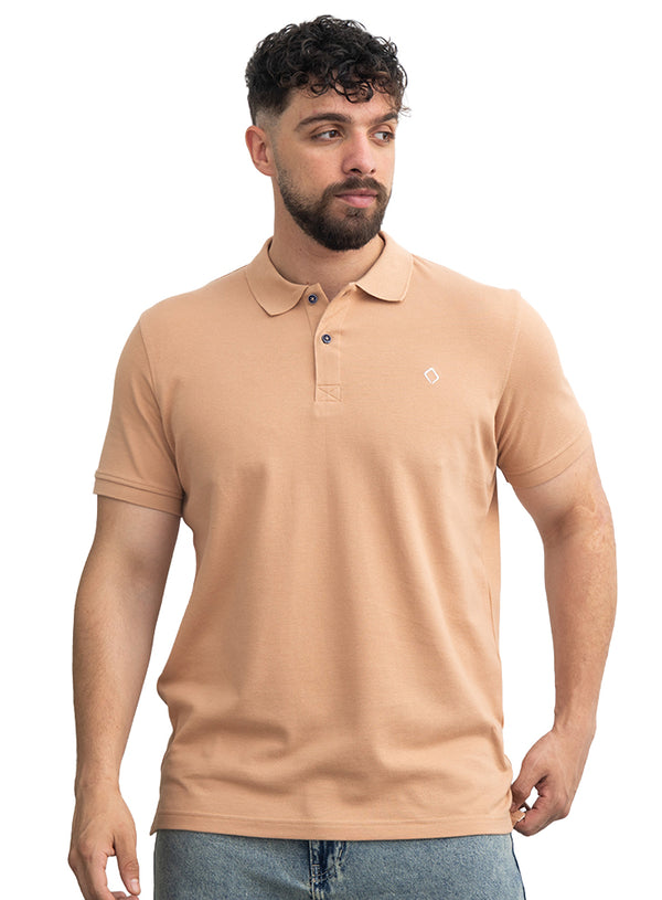 Caramel Basic Polo