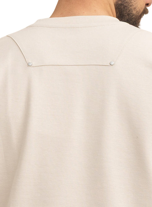 Beige Design 1014 NF-Round T-Shirt