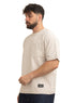 Beige Design 1014 NF-Round T-Shirt