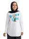 White-Design 6 Printed Long-Sleeve