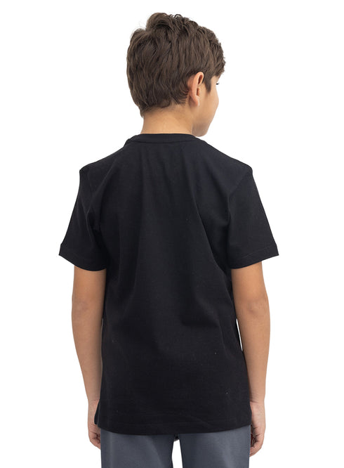 Black Kids Round T-Shirt