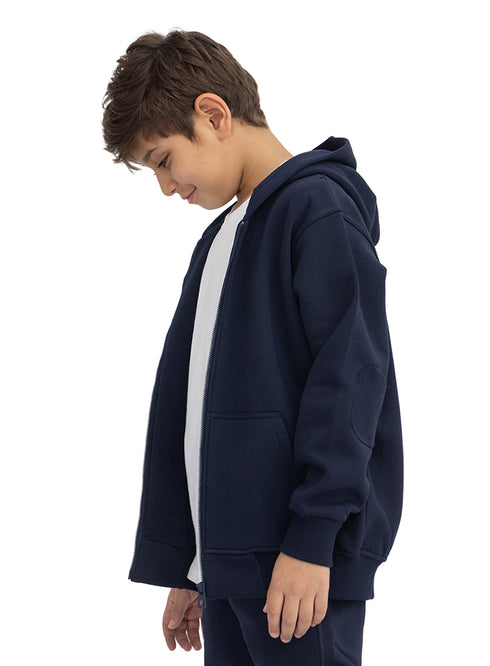 Medieval Blue Kids Sw-Zipper