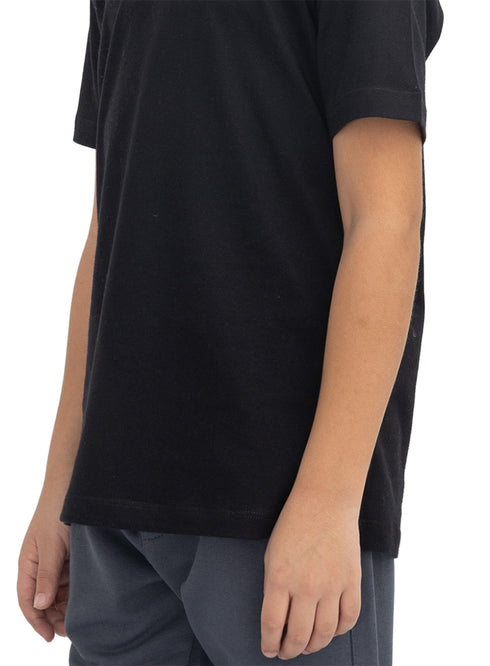 Black Kids Round T-Shirt