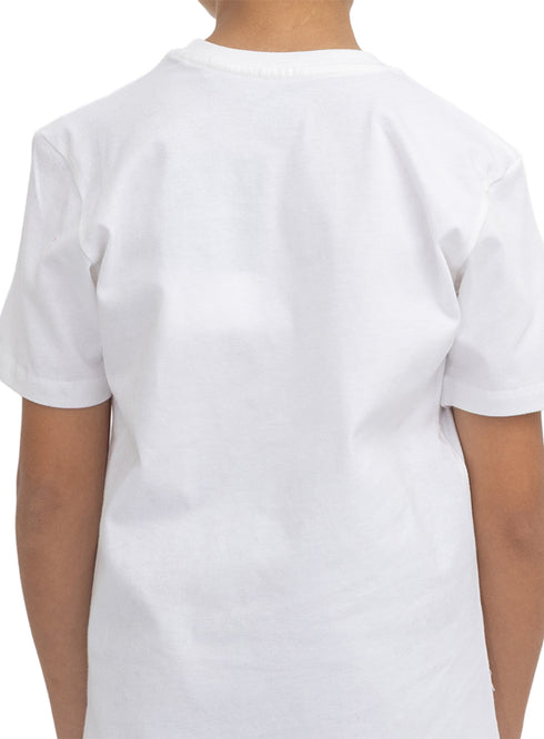 White Kids Round T-Shirt