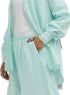 Aqua Striped linen Suit