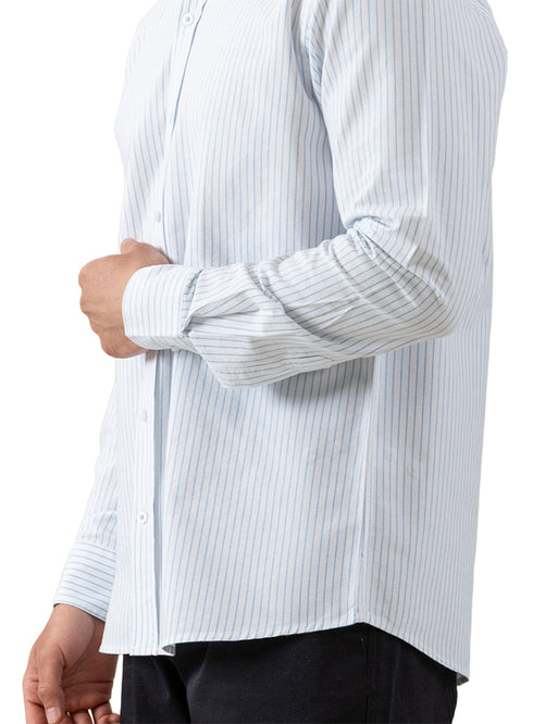 قميص اكسفورد مقلم - تصميم 5 - بيبي بلو