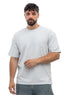 Baby Blue V-Crunchy-Oversize Round T-Shirt