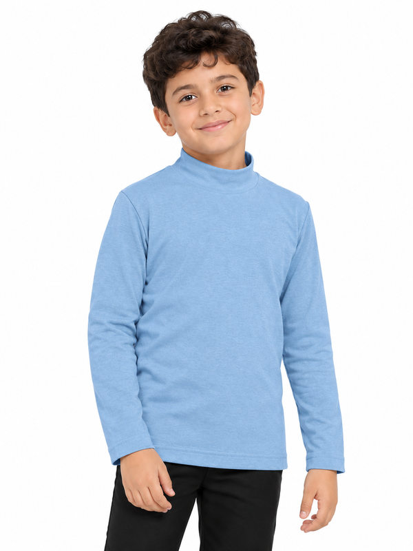Baby Blue Kids Thermal Half Cole