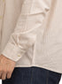 Beige-Design 1 Striped Oxford Shirt