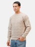 Beige Design 2401 Round Pullover