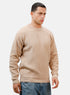 بلوفر برقبة دائرية - تصميم 2421 - بيج