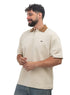 Beige Design 3069 NF-Polo Neck T-Shirt