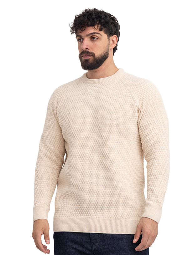 Beige Design 592 BS-Basic Pullover