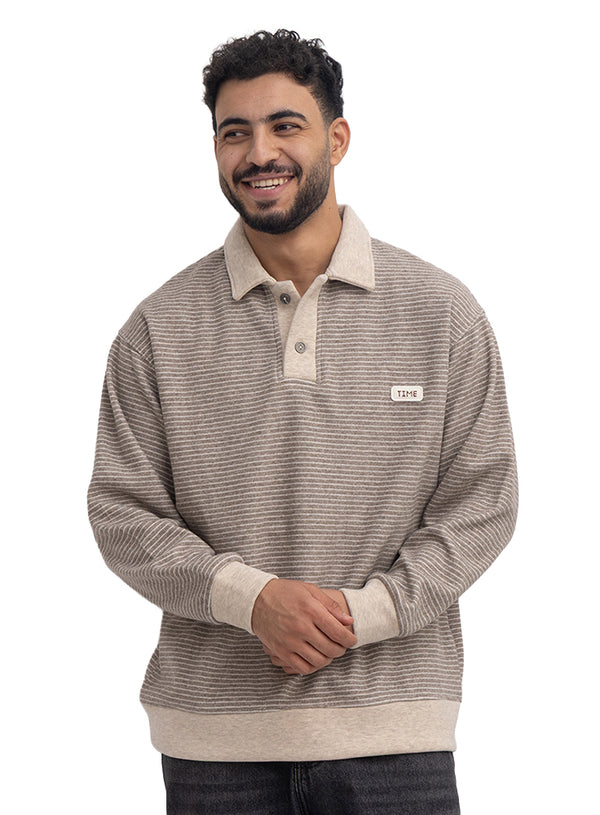 Beige Design 8408 MK-SW-Shirt