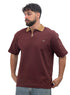 Bergundy Design 3069 NF-Polo Neck T-Shirt