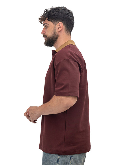 Bergundy Design 3069 NF-Polo Neck T-Shirt