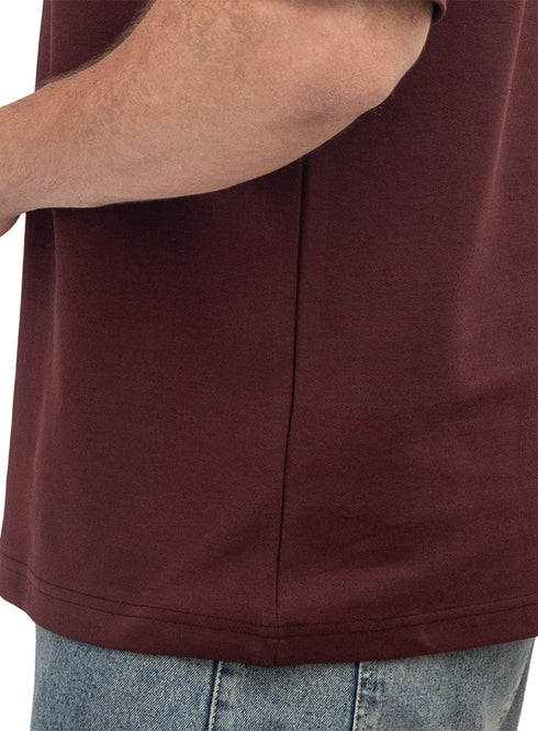 Bergundy Design 3069 NF-Polo Neck T-Shirt