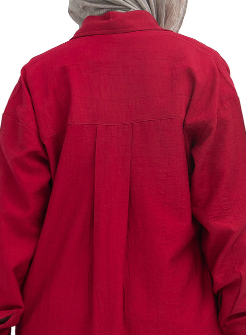 Bergundy RD-Relaxed Suit