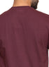 Bergundy Relaxed Round T-Shirt