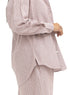 Bergundy Striped linen Suit