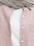 Bergundy Striped linen Suit