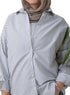 Black-Design 2 Stripped Over-Size Shirt