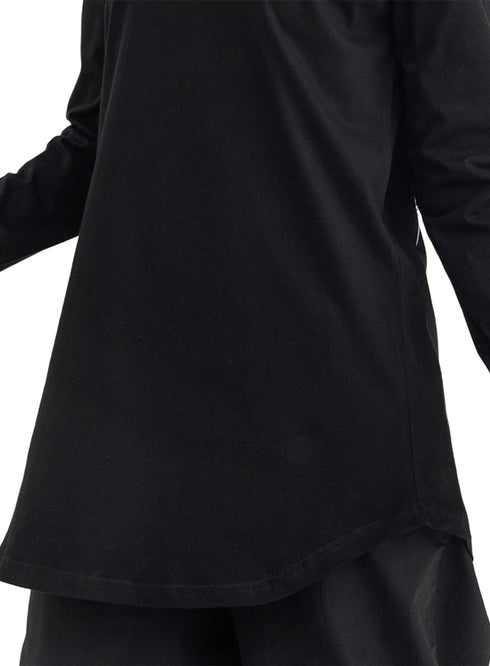 Black-Design 3 Printed Long-Sleeve
