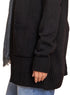 Black Basic Pocket Cardigan