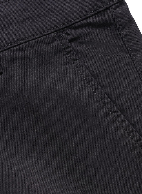 Black Classic Gabardine Short