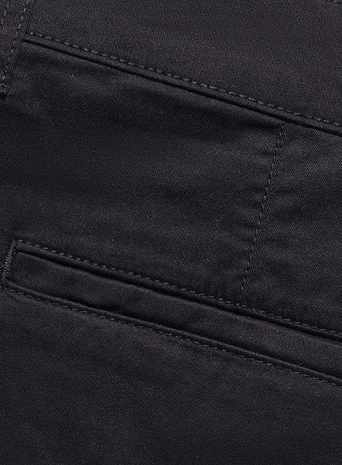 Black Classic Gabardine Short