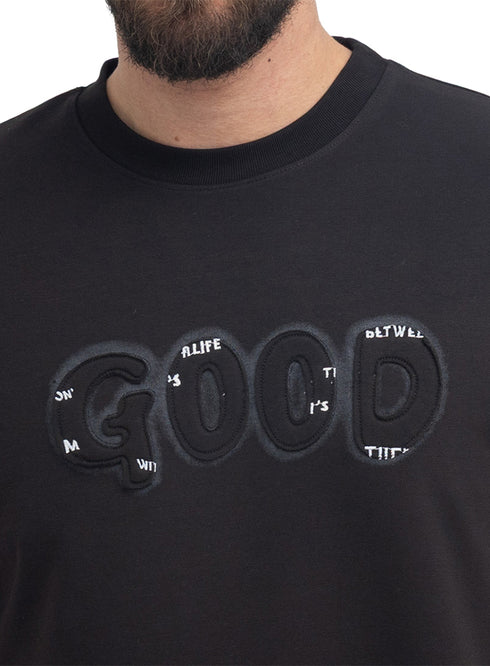 Black Design 1035 NF-Round T-Shirt