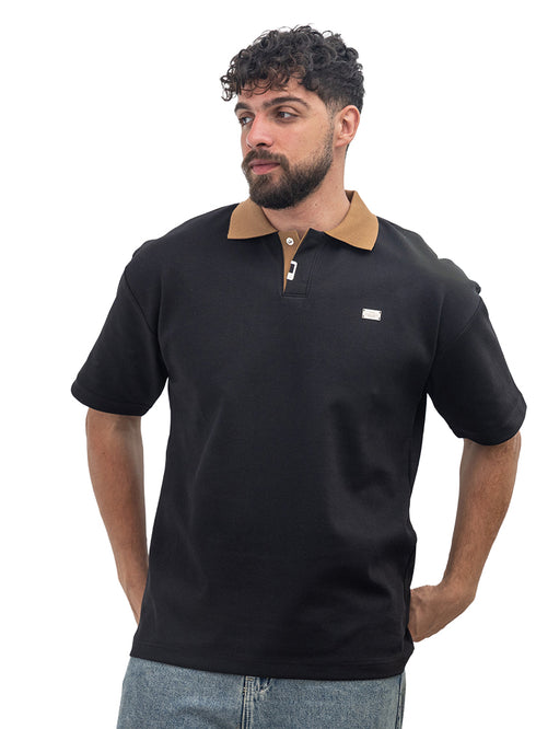 Black Design 3069 NF-Polo Neck T-Shirt