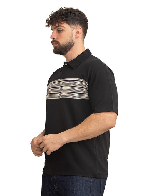 Black Design 3076 NF-Polo Neck T-Shirt