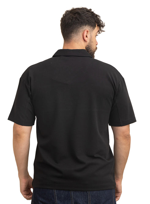 Black Design 3076 NF-Polo Neck T-Shirt