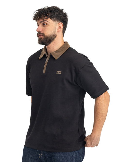 Black Design 3082 NF-Polo Neck T-Shirt