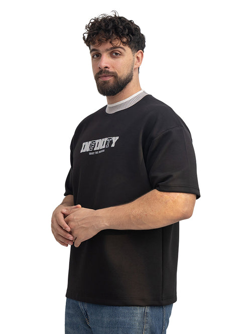 Black Design 4039 NF-Round T-Shirt