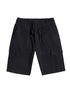 Black Melton Cargo Short