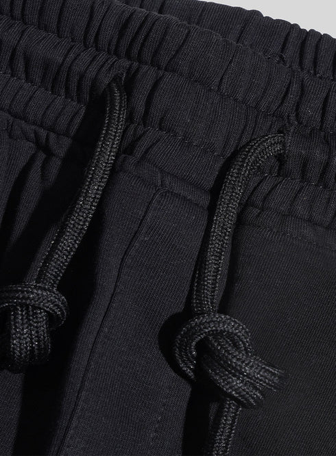 Black Melton Cargo Short