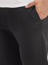 Black Melton Wide Leg