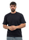 Black NP-Over Size Round T-Shirt