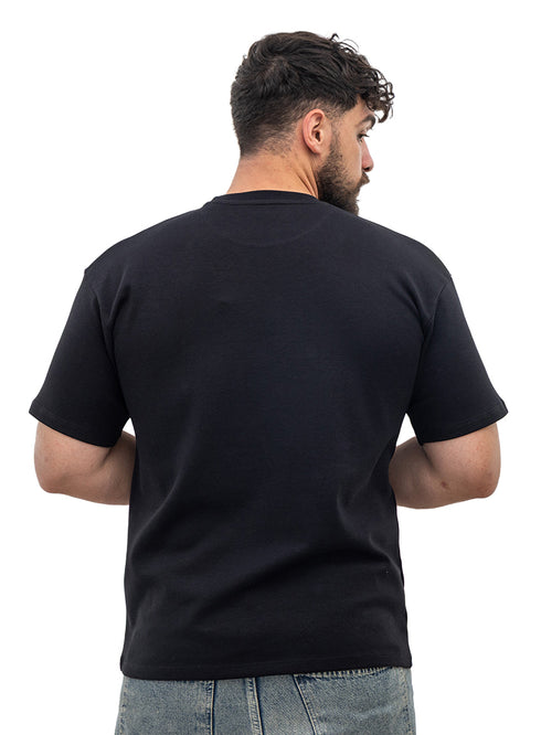 Black NP-Over Size Round T-Shirt