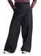 Black Poplin Wide Leg Pants