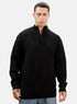 Black Quarter Zipper Pullover