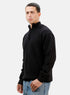 Black Quarter Zipper Pullover