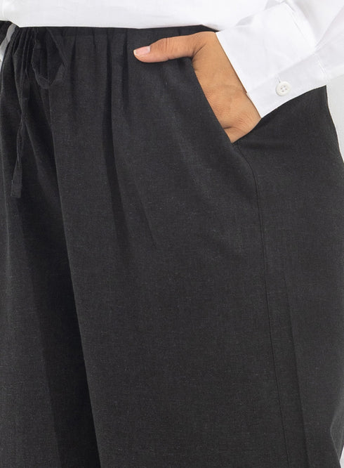 Black RD-Linen Pants