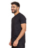 Black Relaxed Round T-Shirt