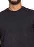 Black Relaxed Round T-Shirt