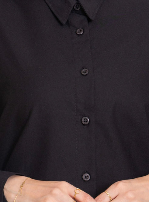 Black S.Oxford Shirt (W)