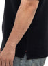 Black V-Crunchy-Oversize Round T-Shirt
