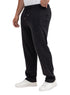 Black Zipper-Melton Wide Leg